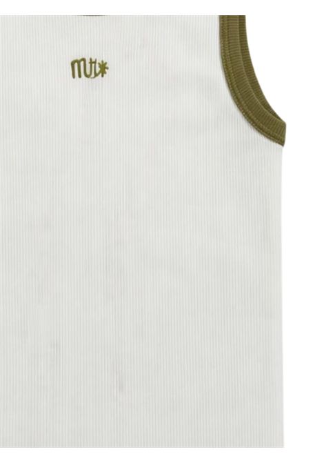 White cotton tank top for children Manuel Ritz | 3390BIANCO